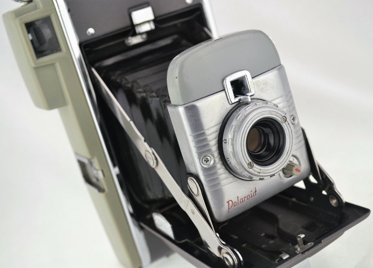 Vintage Antique Folding Bellows Camera POLAROID LAND CAMERA Model 80