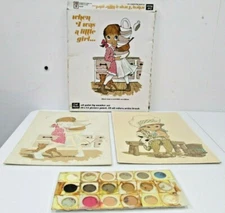 Vintage 1973 Craft Master PBN Paint By Number Kit Holly Hobby Fundimensions Old