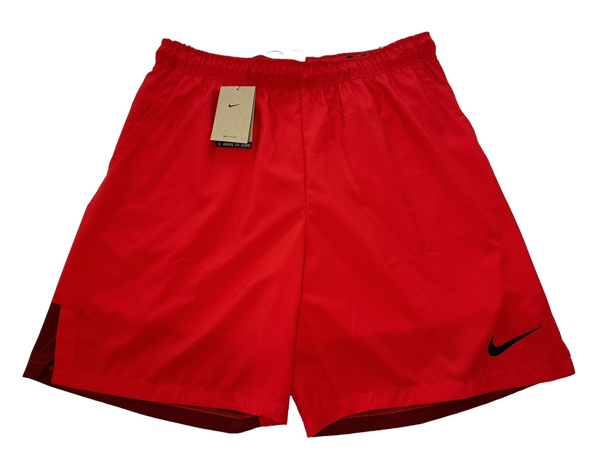 nike red training shorts