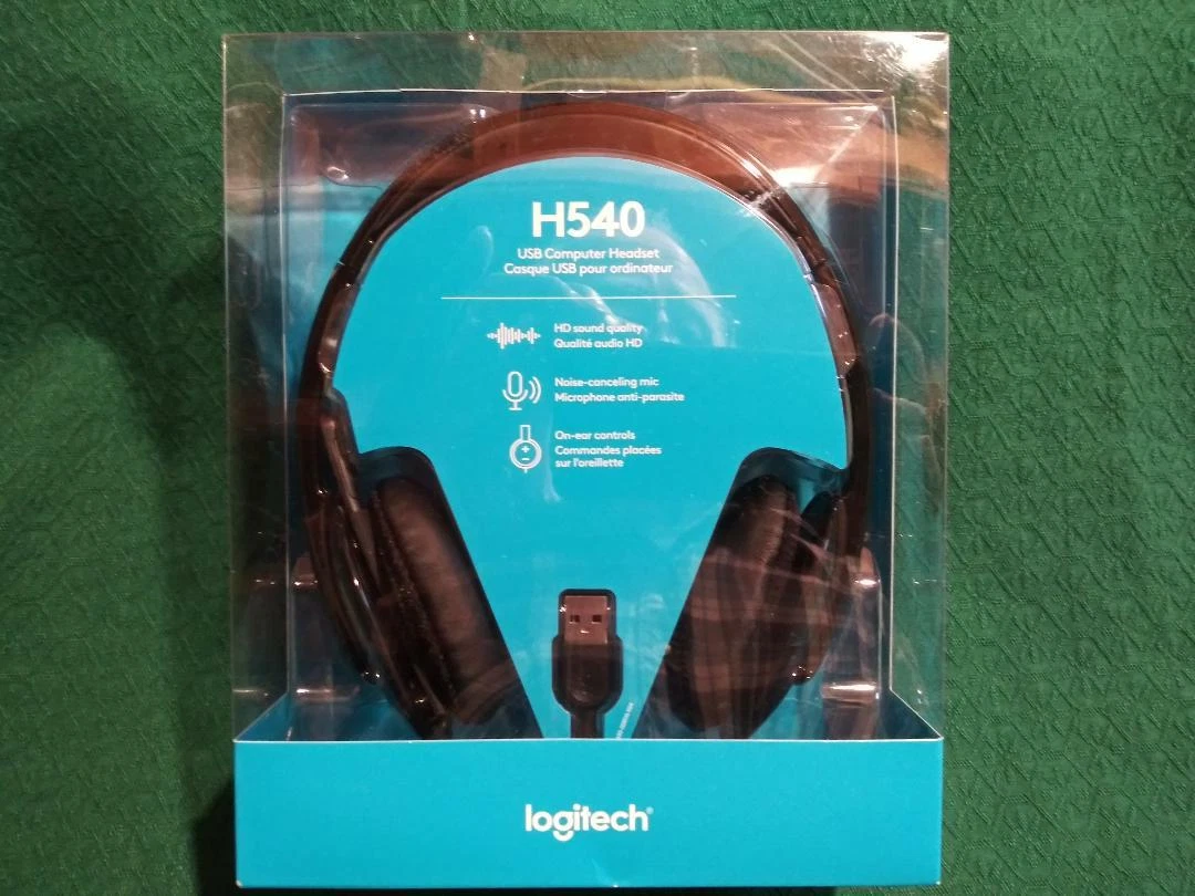 Logitech H540 USB Computer Headset Brand New Still in case eBay