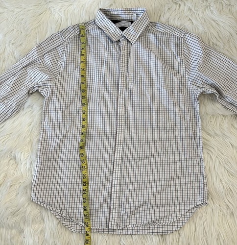 Camisa Five Four para Hombre Talla Grande con Botones Roja Azul Blanca a Cuadros Mangas Largas - Imagen 6 de 9