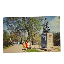Postcard Minute Man National Historical Park Concord Massachusetts Chrome