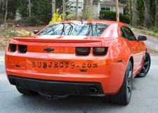 10 11 12 13 Camaro Smoked Tinted Tail Light Covers Vinyl Overlay Film