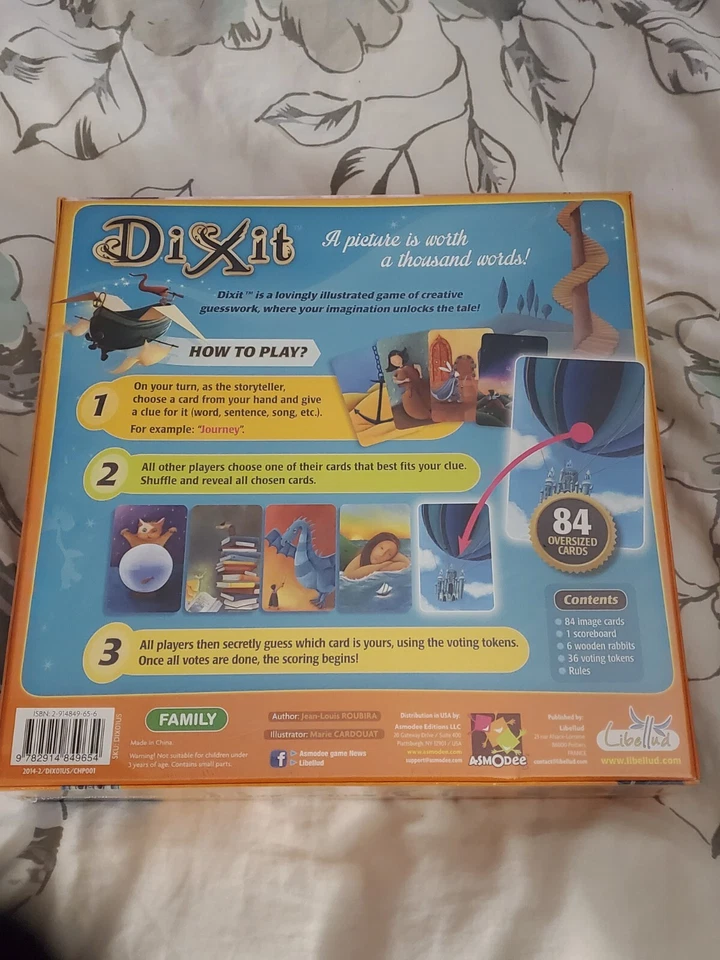 Dixit A Picture is Worth a Thousand Words Asmodee Family Board Game New Sealed - Image 2 of 2