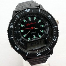 Alfa Romeo Analog Digital LCD Car Accessory Military Design Chronograph Watch