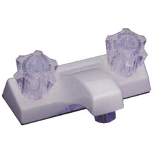 Bristol Products 20377R101WA 4" Centerset Faucet Wh.