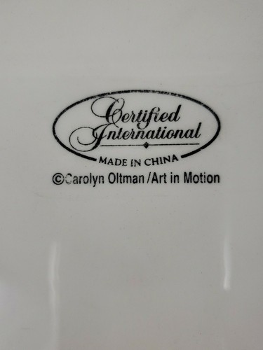 Certified International Carolyn Oltman Martini Art In Motion Large Serving Dish - Picture 3 of 9