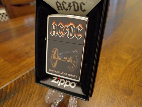 AC/DC FOR THOSE ABOUT TO ROCK ZIPPO LIGHTER MINT IN BOX