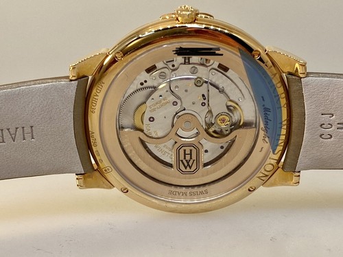 Harry Winston Midnight Rose Gold & Diamond Ladies Automatic Watch MIDAHD39RR003 - Picture 10 of 12