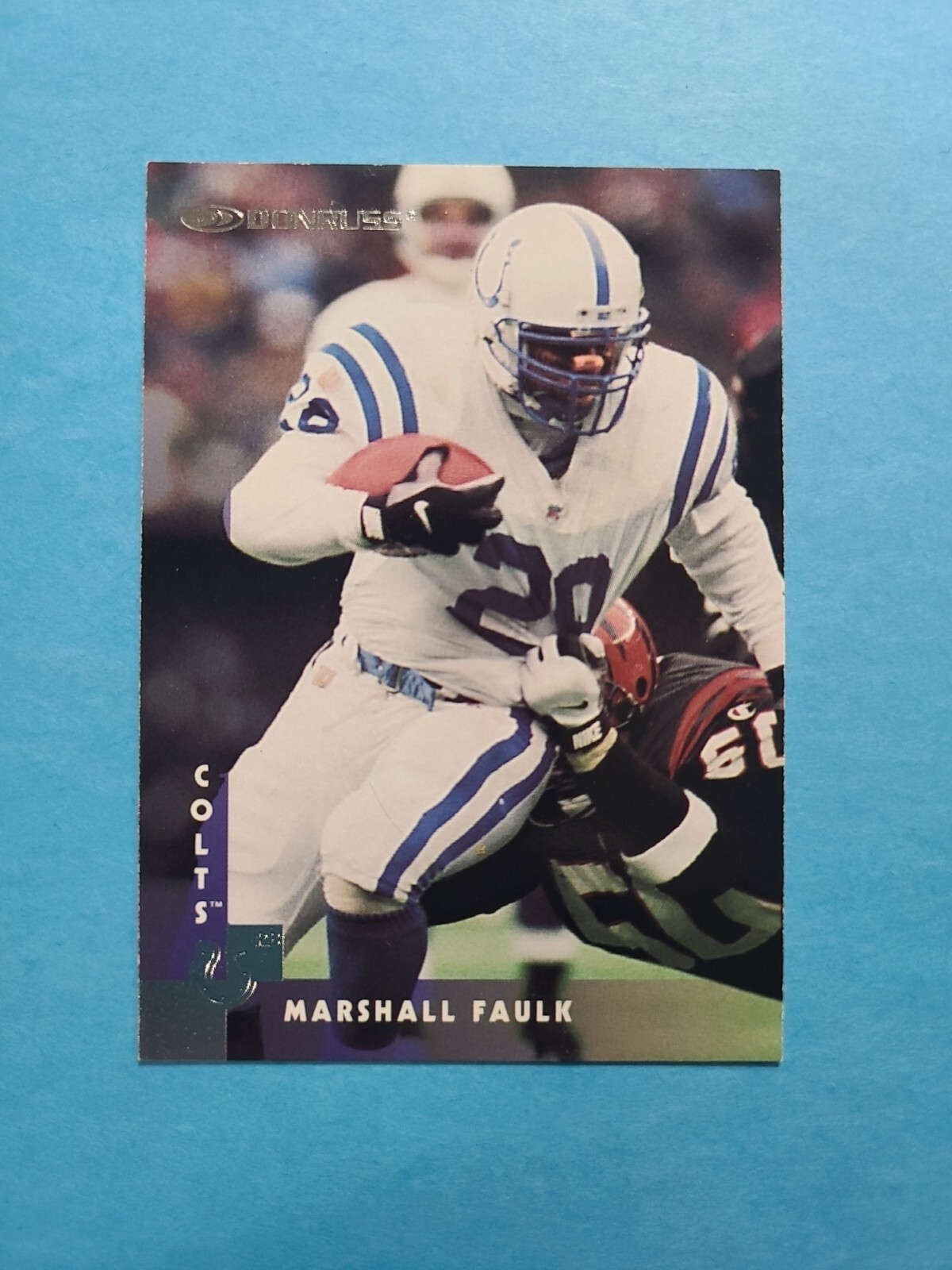MARSHALL FAULK 1997 DONRUSS FOOTBALL CARD # 26 G3124