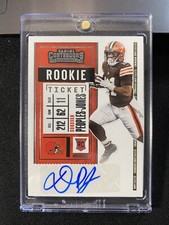 2020 Donovan Peoples-Jones Contenders Rookie Ticket Auto #210  Browns RC MINT
