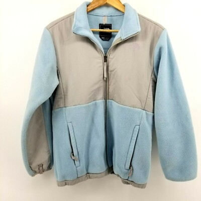 The North Face Girl's Blue Denali Polartec Recycled Jacket Size Extra Large  XL
