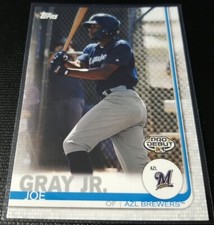 2019 Topps Pro Debut JOE GRAY Jr. Prospect Base #140 Arizona League Brewers RC