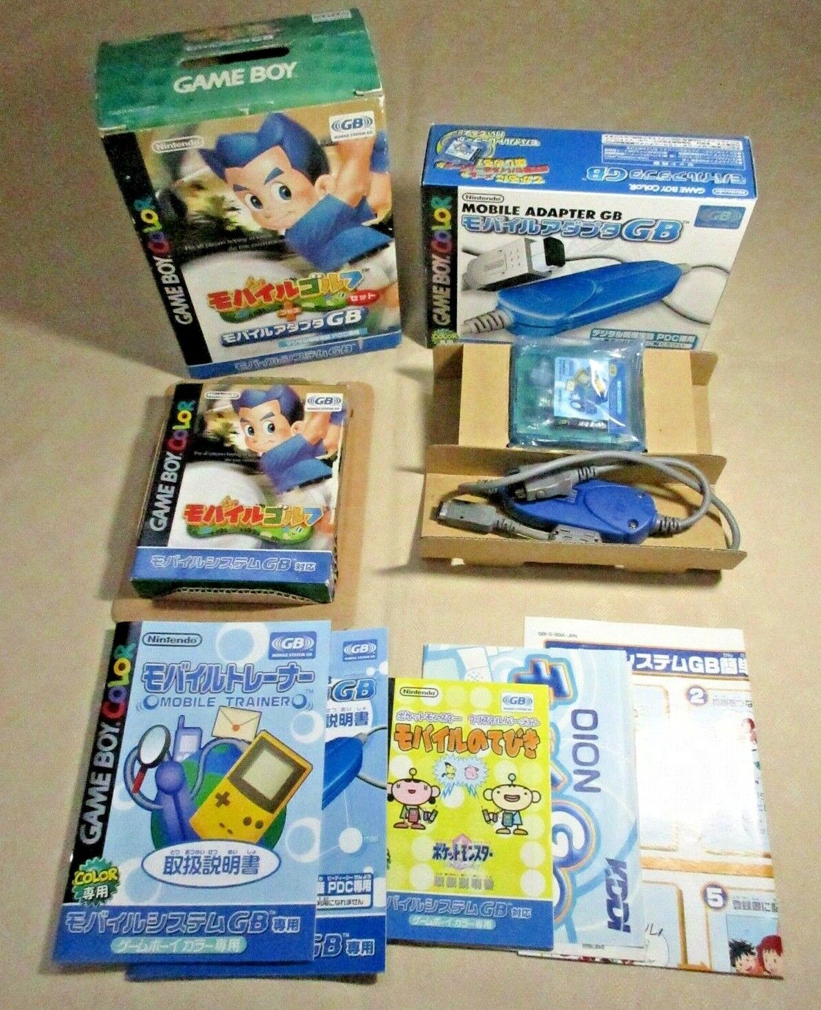 Mobile golf gbc adapter Game boy color Nintendo gameboy gb boxed manual Japan Populaire SALE, klassiek