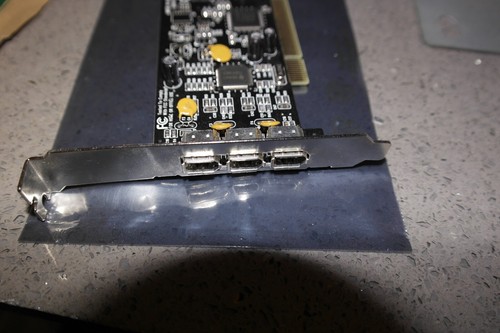 Firewire PCI card IEEE 1394 I394 3 port card TSB12LV26 working - Afbeelding 3 van 4