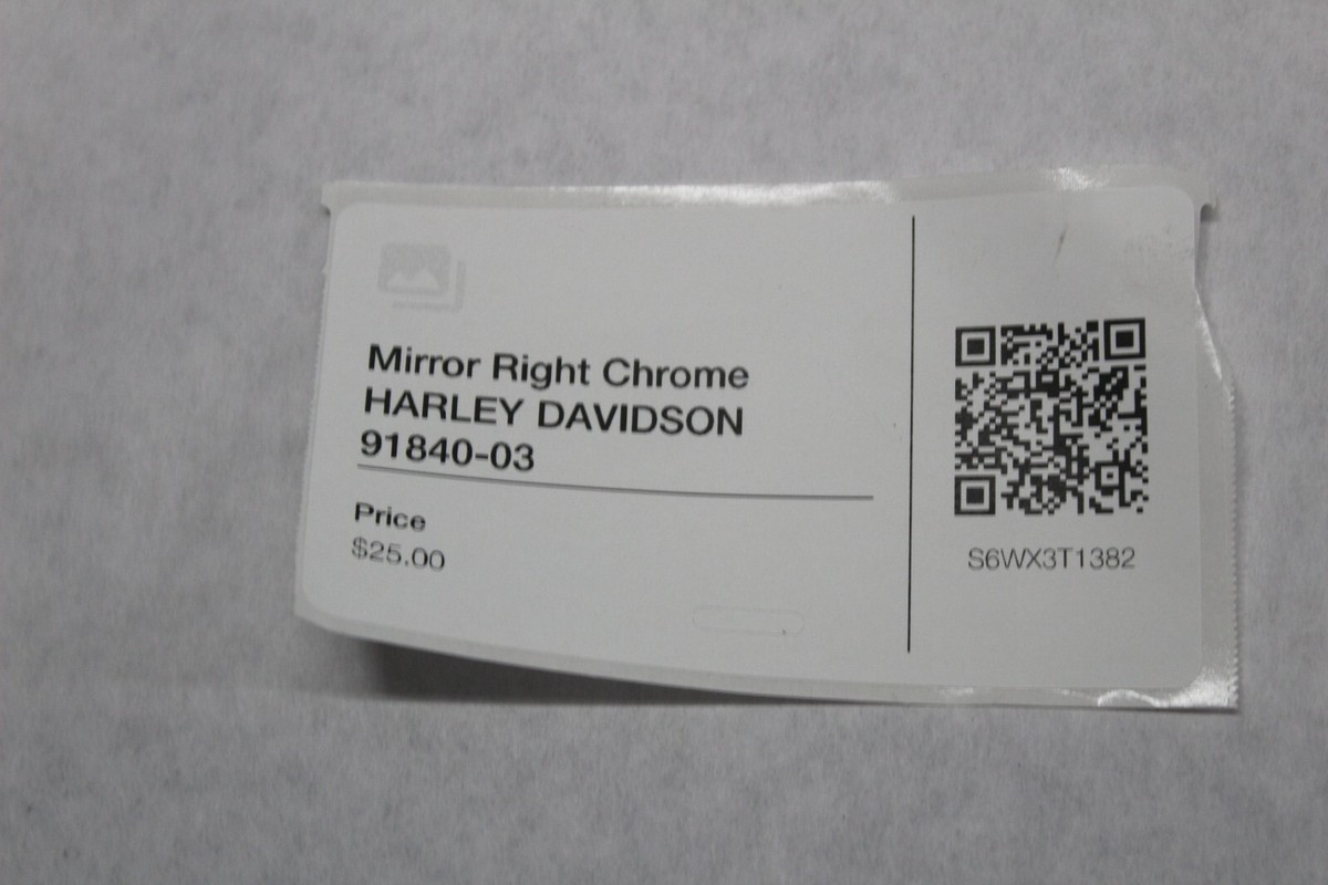 Mirror Right Chrome HARLEY DAVIDSON 91840-03 | eBay