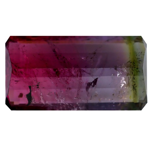 5.28 ct Octagon (15 x 8 mm) Unheated / Untreated Watermelon Tourmaline - Picture 2 of 2