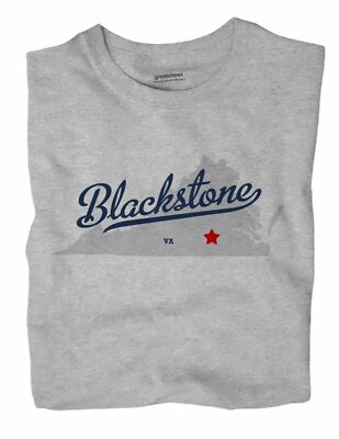 Blackstone Virginia VA T-Shirt MAP