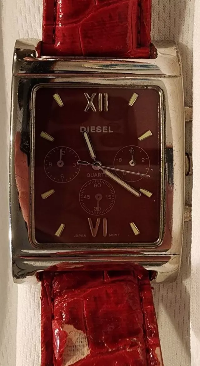 Diesel square shop dial watch