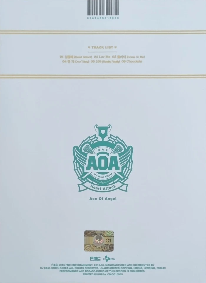 AoA Mini Album Vol. 3 - Heart Attack (2015) Foto 3 de 3