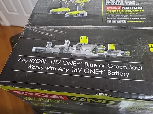 New! Ryobi P1832 18-Volt ONE+ Lithium-Ion Cordless Drill/Driver Combo Kit - Picture 2 of 17