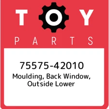 75575-42010 Toyota Moulding, back window, outside lower 7557542010, New Genuine 