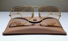 1980’s RAYBAN B&L USA mod. Aviator Changeable 58mm GOLD 24K GP PILOT Sunglasses