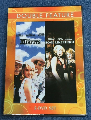 Marilyn Monroe Double Feature: The Misfits / Some Like It Hot (2 DVD Set) w/card