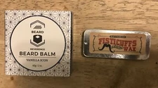 Personal Reverence Beard Balm Vanilla & Fisticuff's Mustache Wax NEW