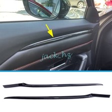 For Mazda CX-50 Carbon Fiber Interior Door Panel Trims Moulding Accessories