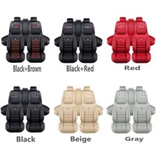 For Toyota Camry Car Seat Covers Leather 5-seat Front Rear Protector Cushion Pad