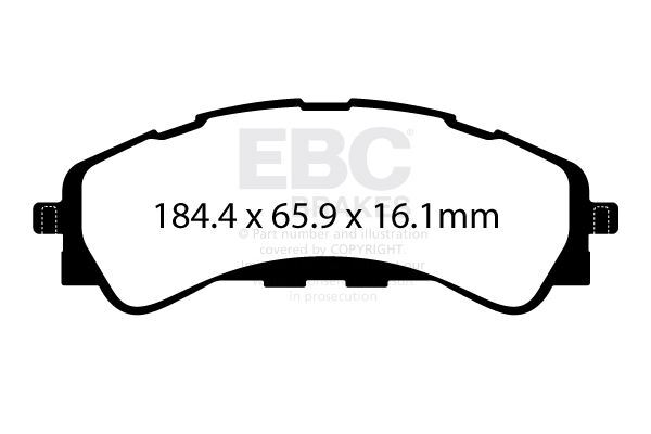 EBC DP63107  Greenstuff Brake Pad Set