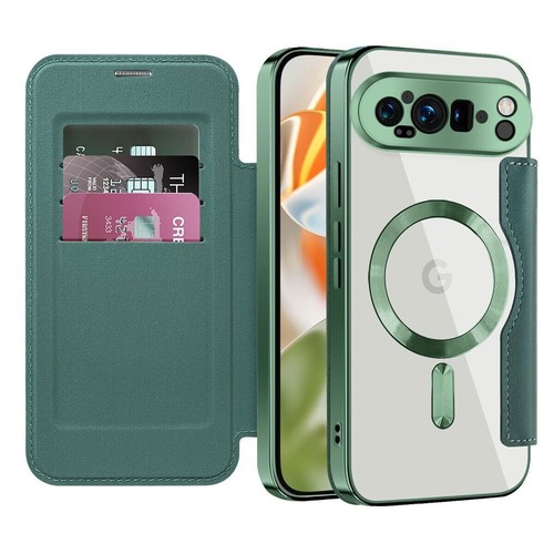 For Google Pixel 9 Pro XL 9A 8A 7A Magnetic Plating Flip Wallet PU Leather Case - 第 67/71 張圖片
