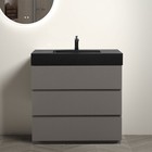24" 30" 36"Bathroom Vanity Storage Cabinet Freestanding with Sink Basin& Drawers