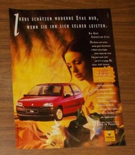 Seltene Werbung RENAULT CLIO - Moderne Evas 1994