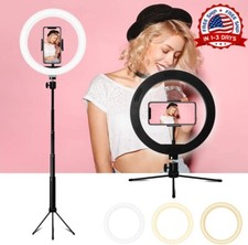 Profesional Estudio Tr pode Con Aro De LED Luz Para Escritorio Fotografia Selfi