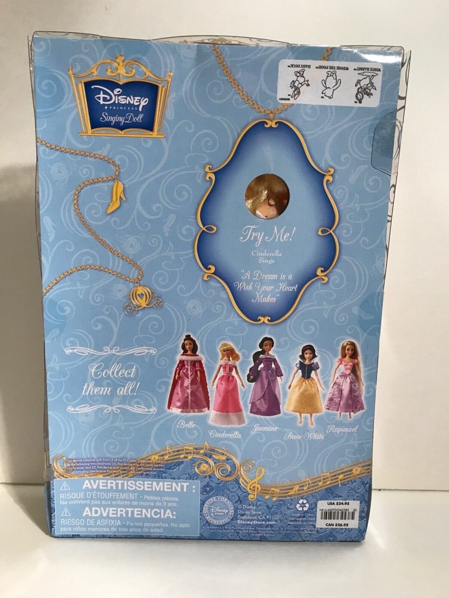 Disney Store Cinderella Deluxe Singing Doll Set shopDisney