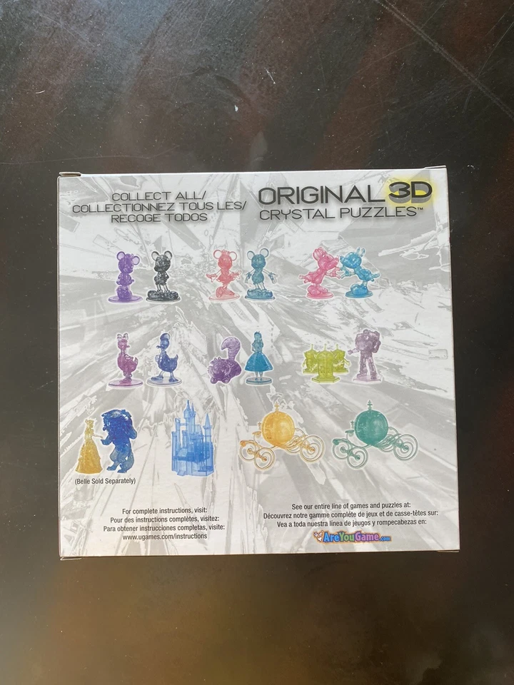 Nuevos rompecabezas de cristal 3D Disney💥Cinderella’s Carriage y Mickey/Minnie Mouse💥 Foto 3 de 4