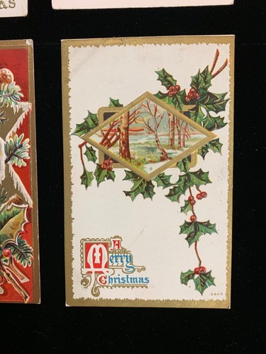 Vintage Postcards - (6) 1900's Christmas themed - Picture 6 of 9