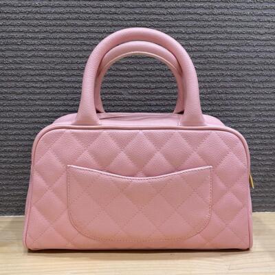 CHANEL ミニはボストン シャネル CHANEL ミニボストンバッグ ココマーク ベージュ