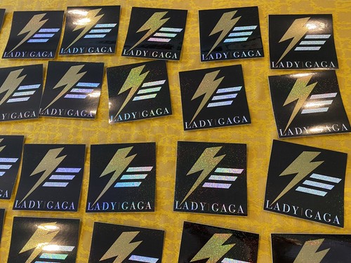 Adesivo promozionale raro ""The Fame"" Lady Gagaga inutilizzato 4""x4"" 50+ disponibile - Foto 10 di 12