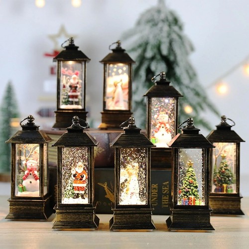 Lanterna Decorativa a LED di Natale a Batteria - Imagen 3 de 10