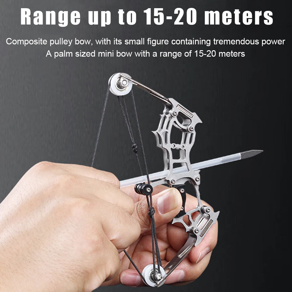 Kit de mini arco y flechas compuesto de 6" tiro con arco regalo arco juguete Foto 3 de 4