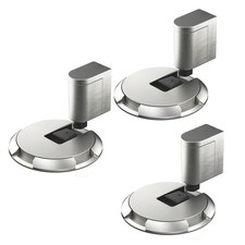 Magnetic Door Stopper Mechanical Silent Floor Door Stop Door Catch Holder US