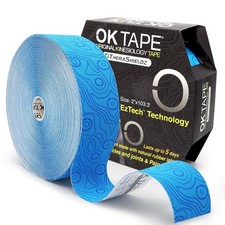 Kinesiology Tape Bulk 103 Feet Pro Adhesive WaterResistant Elastic Blue