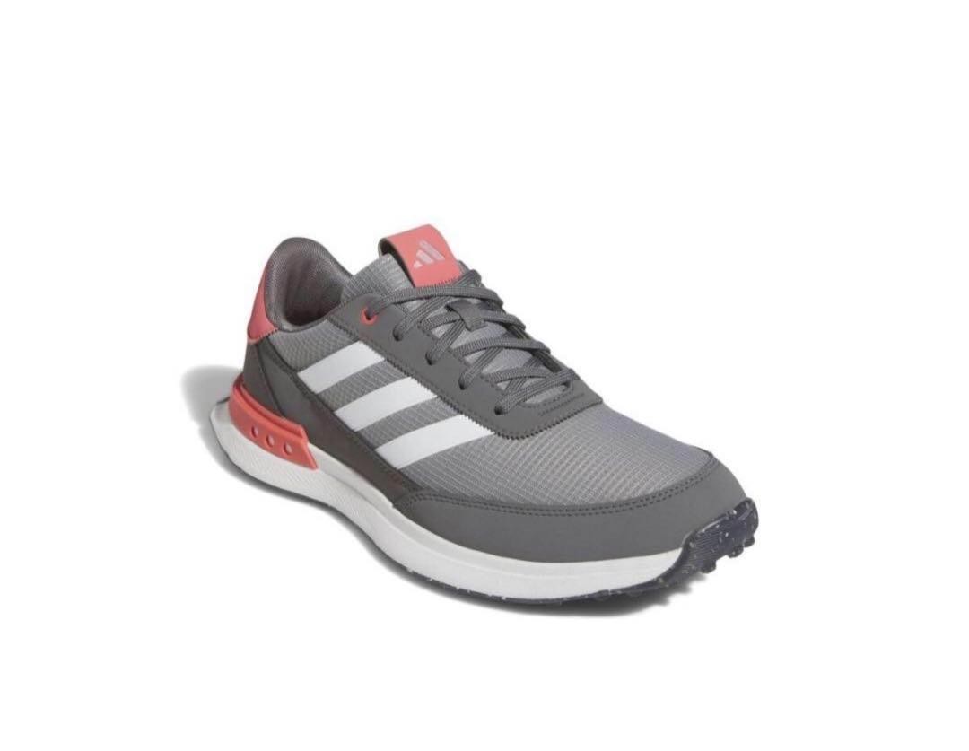 Adidas Golf Men's S2G SL Spikeless Waterproof Shoes 27.5cm Gray White-image