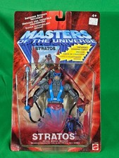 MOTU Stratos 2002 Figure MOC 200X Trading Card Variant Trilingual Mattel 54915