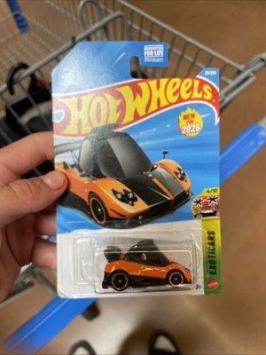 Hot Wheels Exoticars Pagani Zonda Cinque Orange Black 2026 1:64 Unopened Box