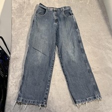 Vintage JNCO Jeans Mens 34x33 Blue Wide Leg Relaxed Fit Denim Carpenter Y2K