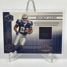 2004 Playoff Honors Julius Jones Rookie Gems Cowboys Jersey /750 RC #213 NM Card. rookie card picture